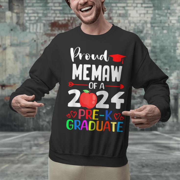 Proud MEMAW Of 2024 Pre-K Graduation Graduate Senior 2024 Unisex Sweatshirt