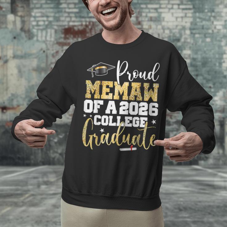 Proud Memaw Of 2026 Graduate College Graduation Unisex Sweatshirt