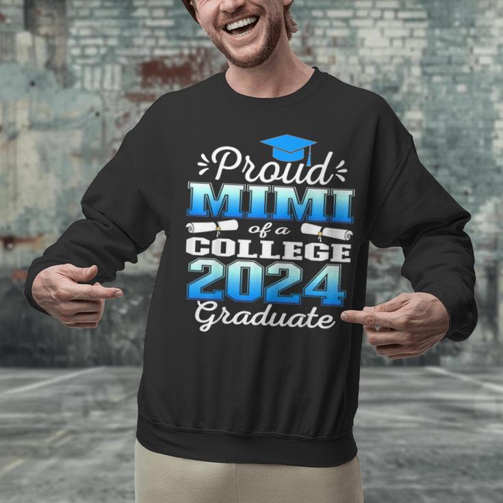 Proud Mimi Of 2024 College Graduate Family 24 Graduation Unisex Sweatshirt