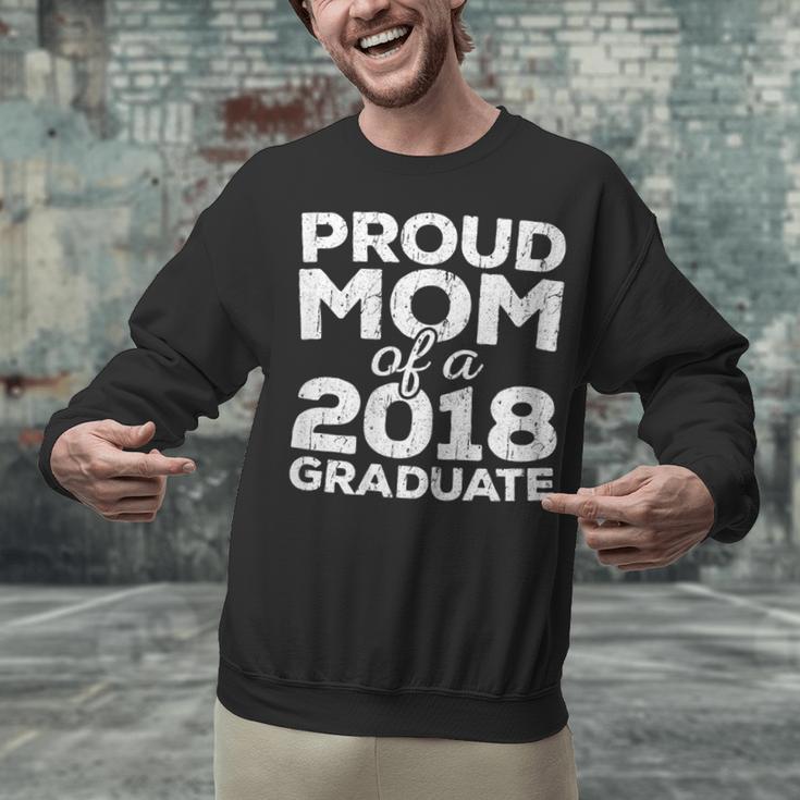 Proud Mom Of A 2018 Graduate Senior Class Graduation T-Shirt Unisex Sweatshirt