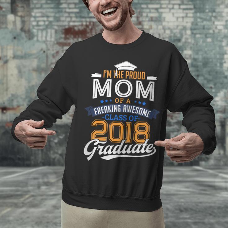 Proud Mom Of 2018 Graduate Shirt Graduation Grad Class Unisex Sweatshirt