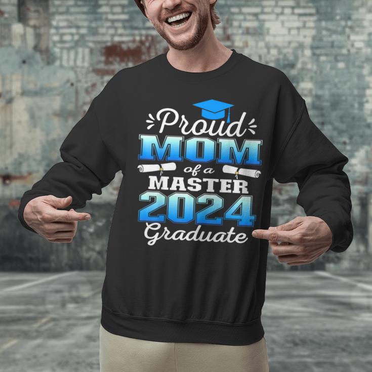 Proud Mom Of 2024 Class Master Graduate Family Graduation Unisex Sweatshirt