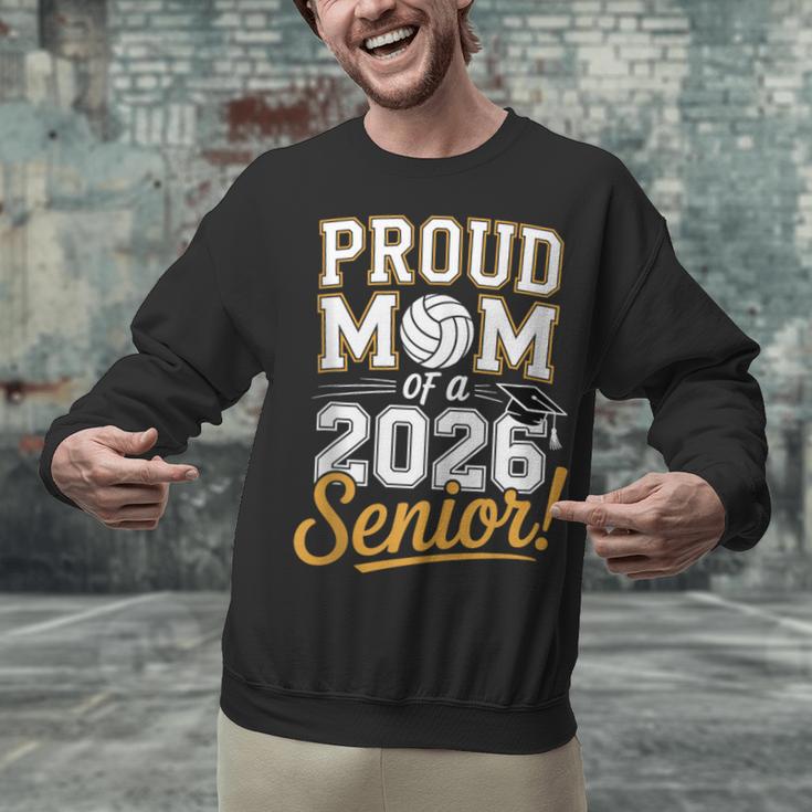 Proud Mom Of a 2026 Senior Volleyball Graduation Unisex Sweatshirt