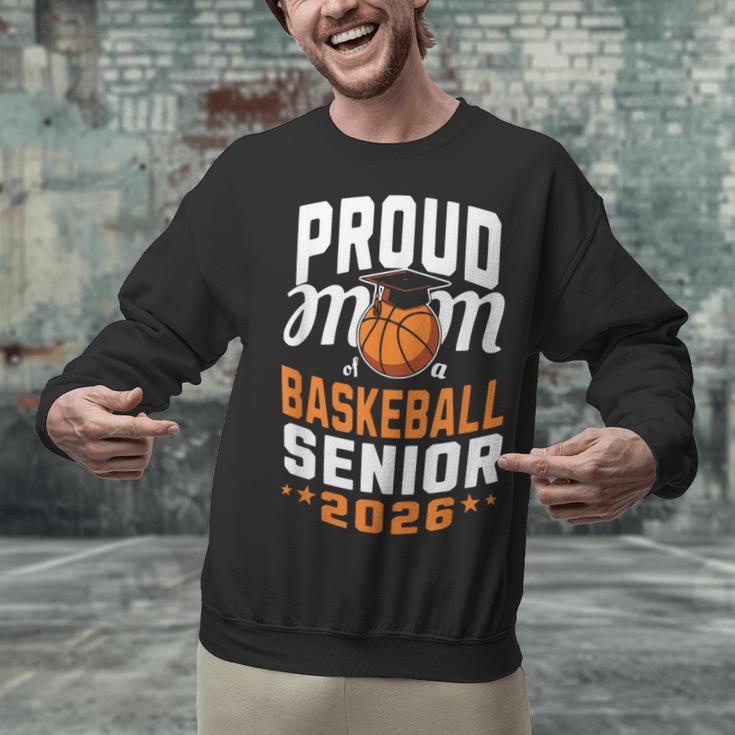 Proud Mom Of Basketball Senior 2026 Graduation Unisex Sweatshirt