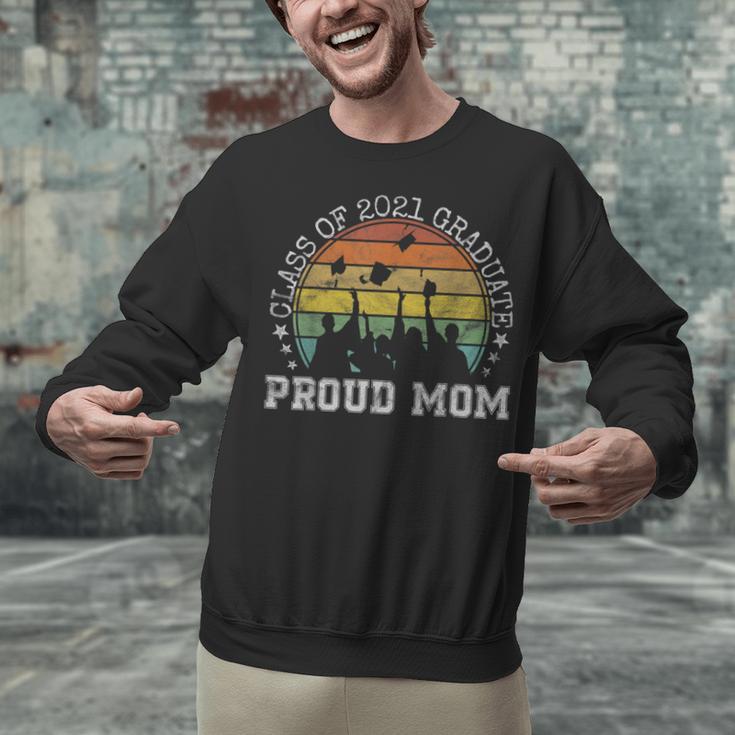 Proud Mom Of a Class Of 2021 Graduate Senior 21 Graduation Unisex Sweatshirt