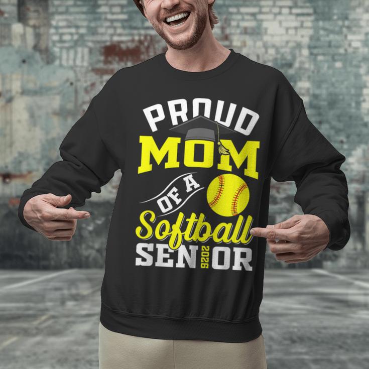 Proud Mom Of a Softball Senior Class Of 2026 Graduation Unisex Sweatshirt
