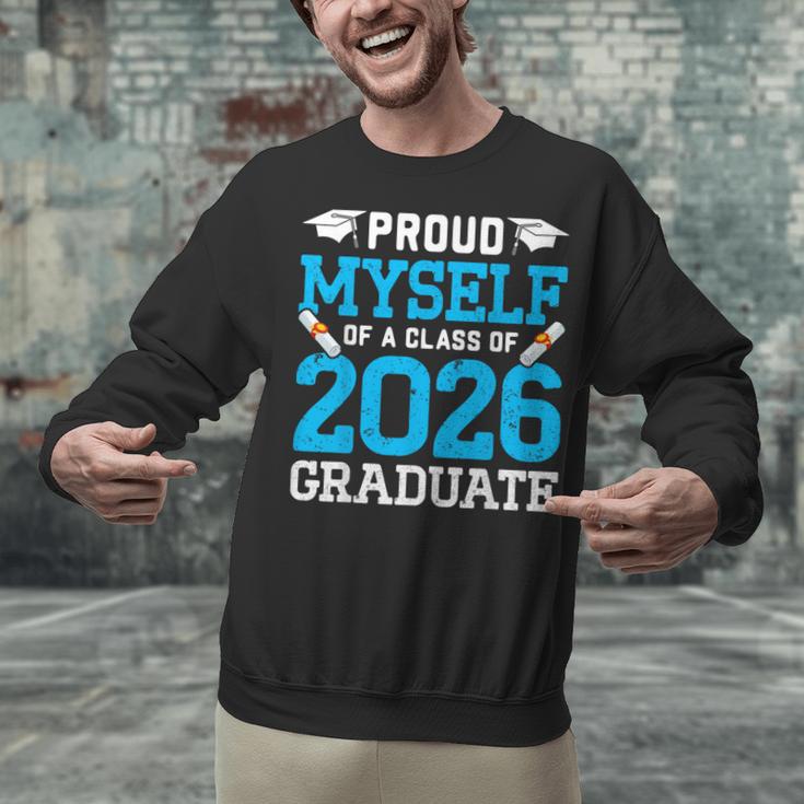 Proud Myself Of A Class Of 2026 Graduate Senior Graduation Unisex Sweatshirt