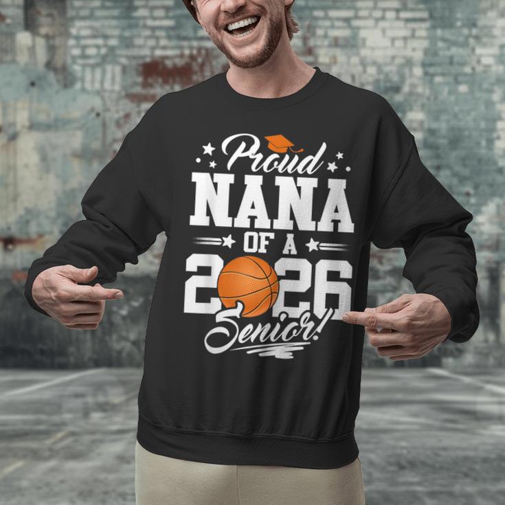 Proud Nana Of A 2026 Senior Basketball Graduation Unisex Sweatshirt