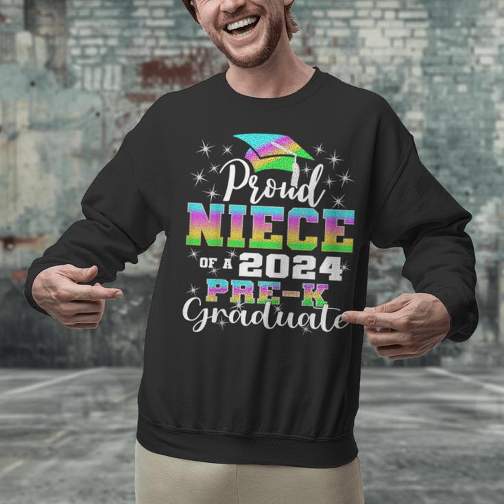 Proud Niece Of PreK School Graduate 2024 Graduation Niece Unisex Sweatshirt