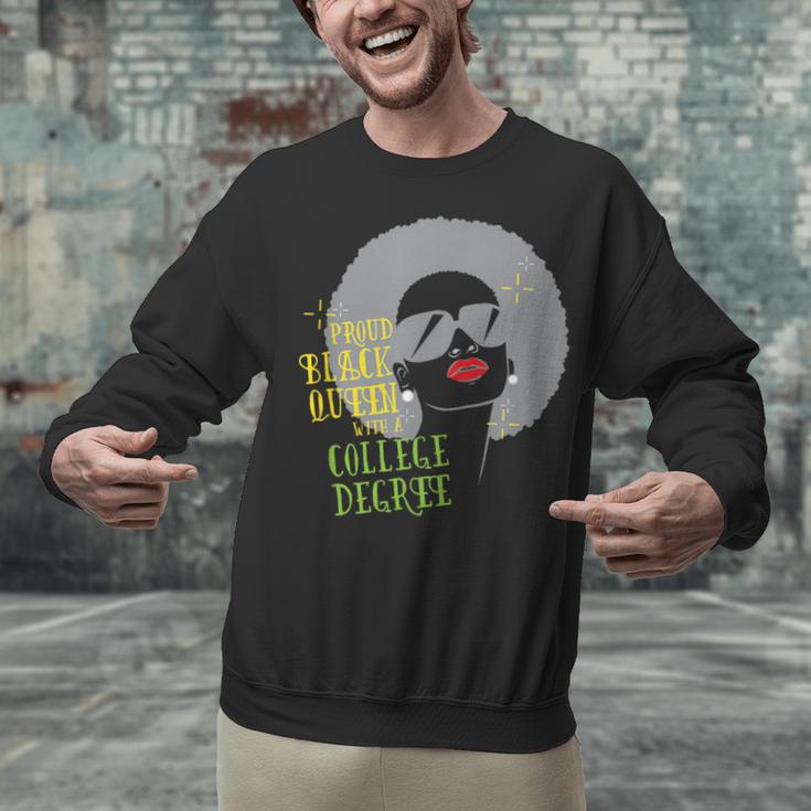 Proud Queen College Graduation Unisex Sweatshirt