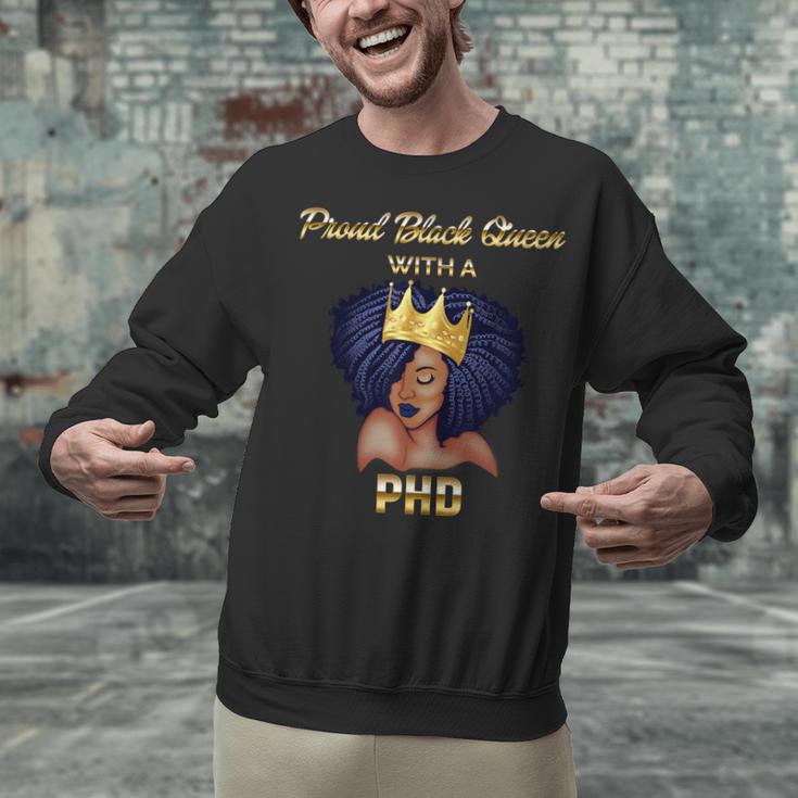 Proud Queen PhD Doctorate Degree Graduation T-Shirt Unisex Sweatshirt
