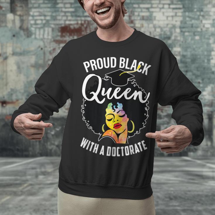 Proud Queen PhD Doctorate Degree Graduation Woman Girl Unisex Sweatshirt