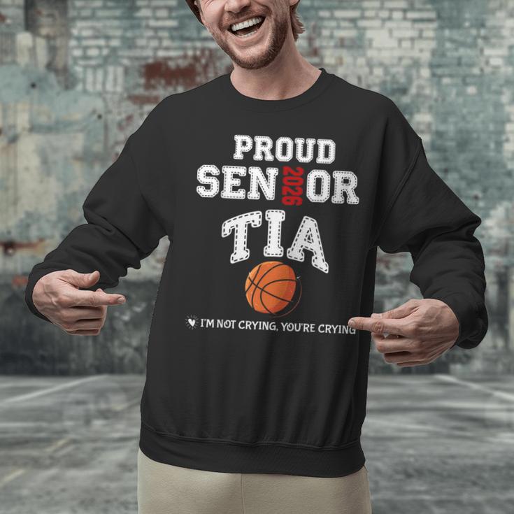 Proud Senior Tia 2026 Graduation Basketball Player Unisex Sweatshirt