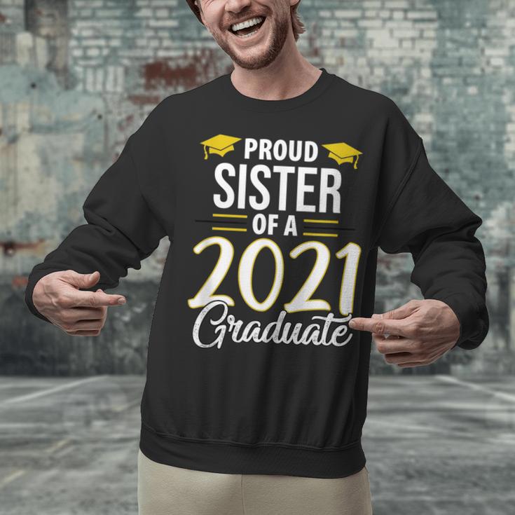 Proud Sister Of A 2021 Graduate Graduation Clothes MBA PhD Unisex Sweatshirt