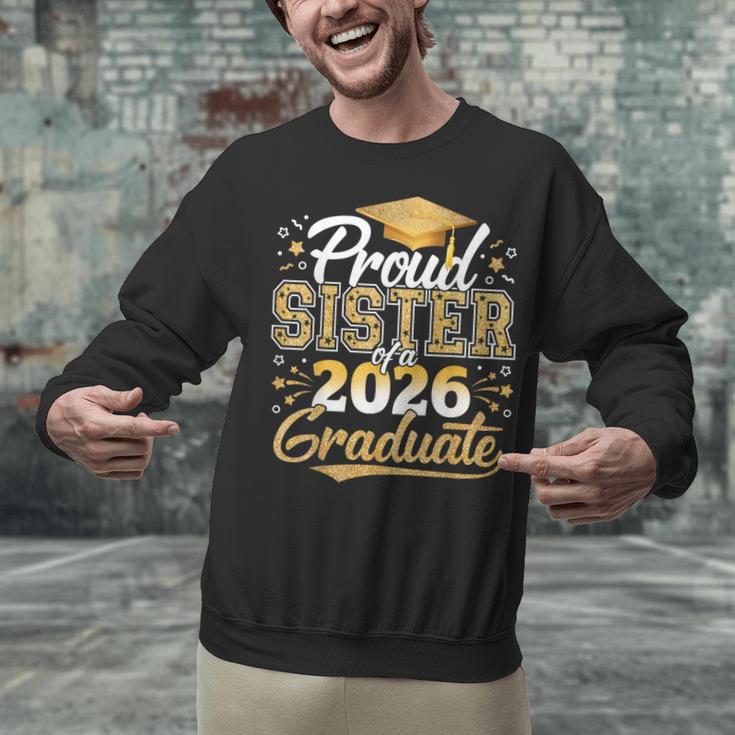 Proud Sister Of 2026 Graduate College Graduation Hat Party Unisex Sweatshirt