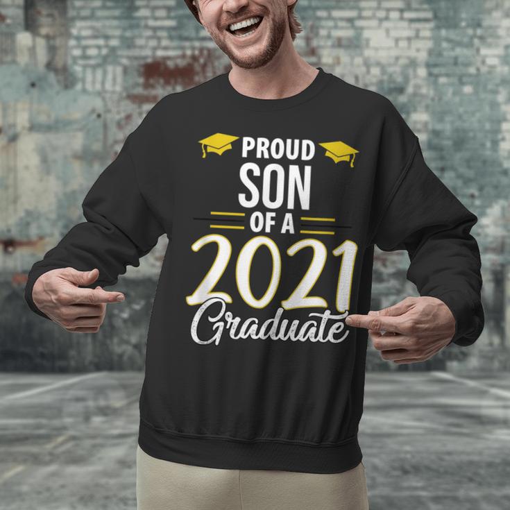 Proud Son Of A 2021 Graduate Graduation Clothes MBA PhD Unisex Sweatshirt