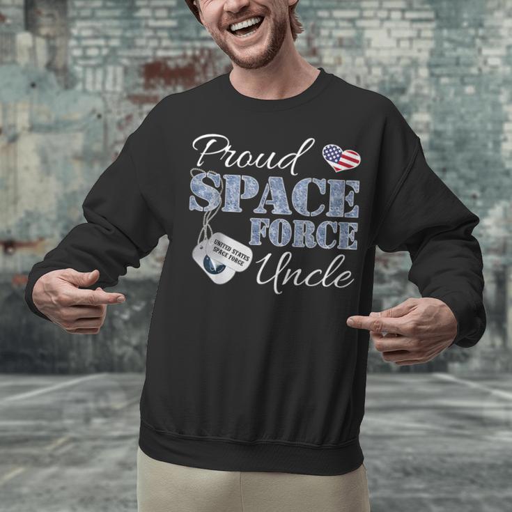 Proud Space Force Uncle Space Force Graduation Tee Unisex Sweatshirt