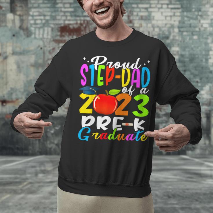 Proud Step-Dad Of 2023 Pre-K Graduate Fathers Day Graduation Unisex Sweatshirt
