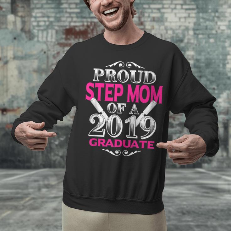 Proud Step Mom Of 2019 Graduate Class 2019 Tshirt Graduation Unisex Sweatshirt