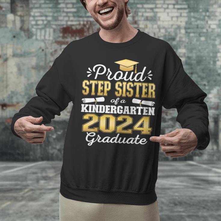Proud Step Sister Of Kindergarten Graduate 2024 Graduation Unisex Sweatshirt