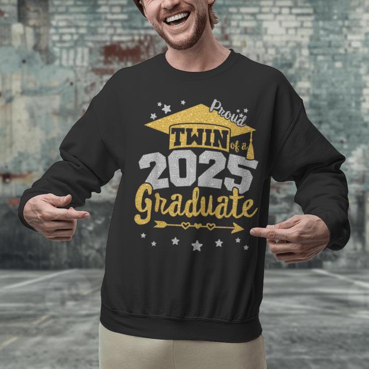 Proud Twin Of a 2025 Graduate Team 25 Senior Graduation Unisex Sweatshirt