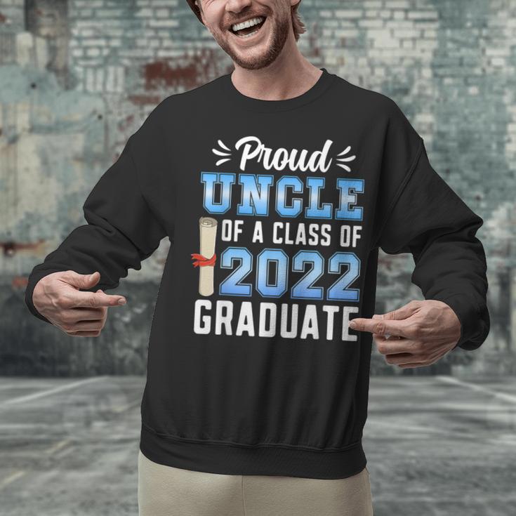 Proud Uncle Of A Class Of 2022 Graduate 22 Senior Graduation Unisex Sweatshirt