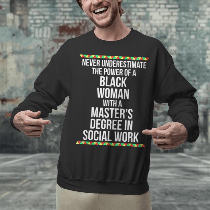 Queen MSW Social Work Masters Graduation Unisex Sweatshirt