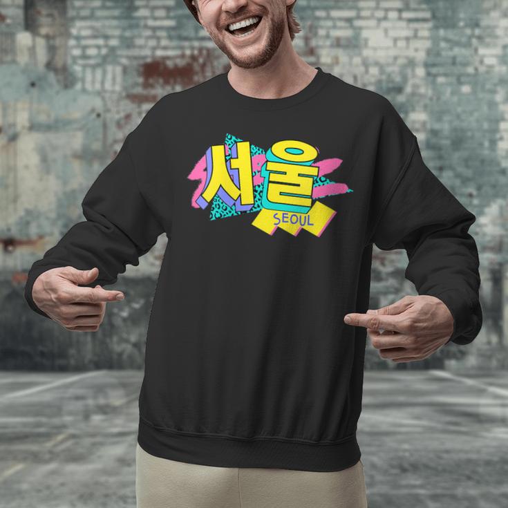 Rad Retro Seoul 90s Style Vintage South Korea 90s Nostalgia Unisex Sweatshirt Rad Retro Seoul 90s Style Vintage South Korea 90s Nostalgia Unisex Sweatshirt