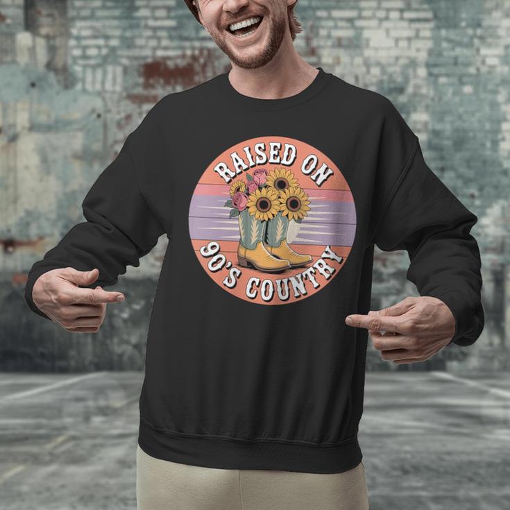 Raised On 90’s Country Women Retro Western Music Nostalgia Unisex Sweatshirt Raised On 90’s Country Women Retro Western Music Nostalgia Unisex Sweatshirt