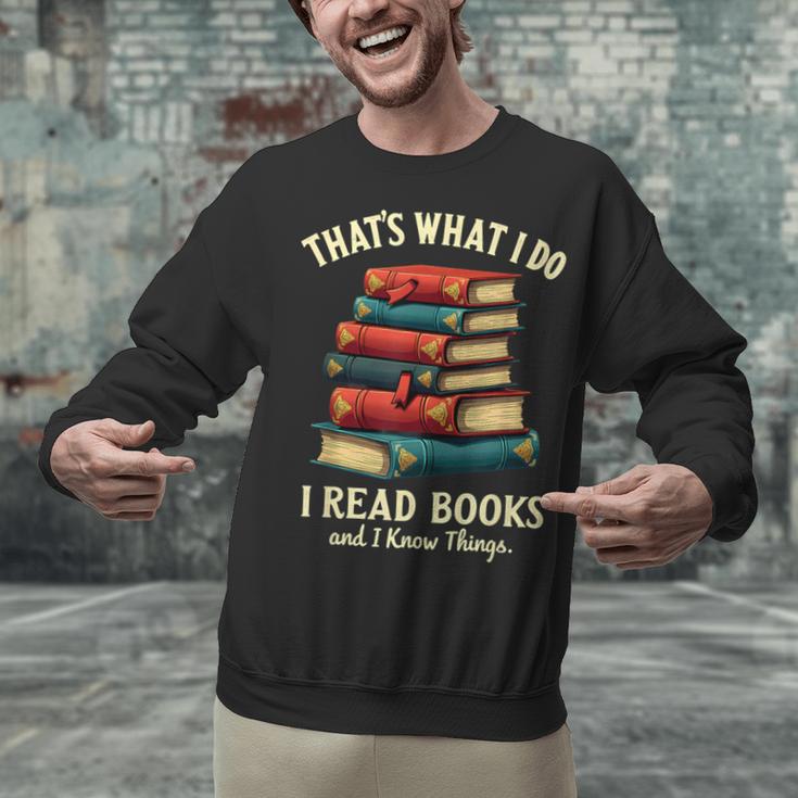 I Read Books Bookworm Halloween Unisex Sweatshirt