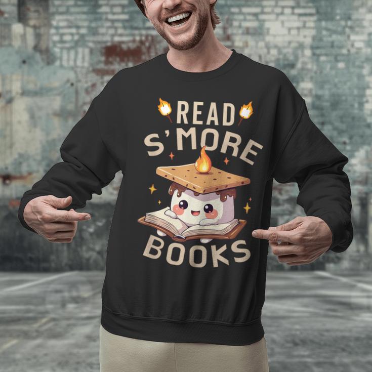 Read S'More Book Marshmallow Book Reading Lover Unisex Sweatshirt