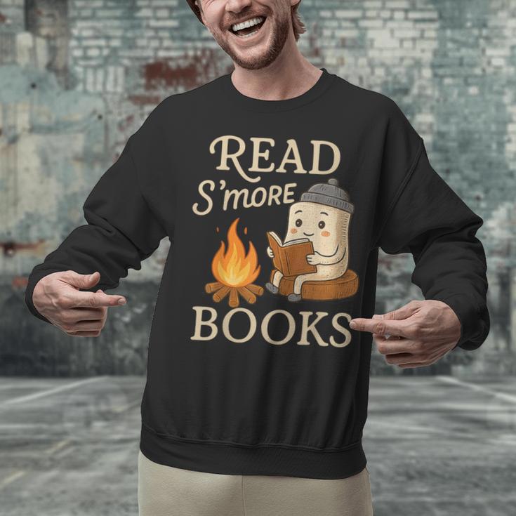 Read S'More Books Campfire Reading Book Lovers Camper Unisex Sweatshirt Read S'More Books Campfire Reading Book Lovers Camper Unisex Sweatshirt