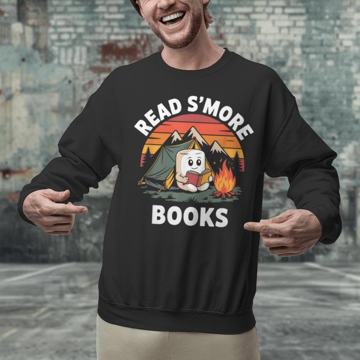 Read S'More Books Cute Campfire Reading Book Lovers Unisex Sweatshirt Read S'More Books Cute Campfire Reading Book Lovers Unisex Sweatshirt