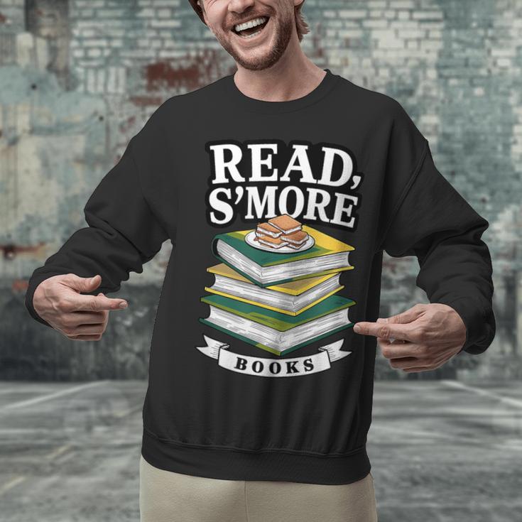 Read S'More Books Marshmallow Reading Smores Unisex Sweatshirt