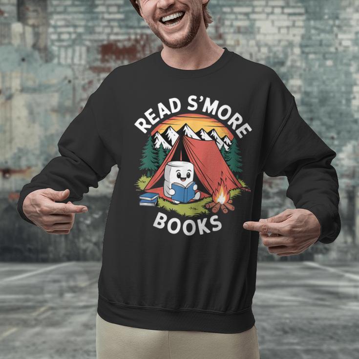 Read S'More Books Reading Camping Smores Kawaii S'Mores Unisex Sweatshirt