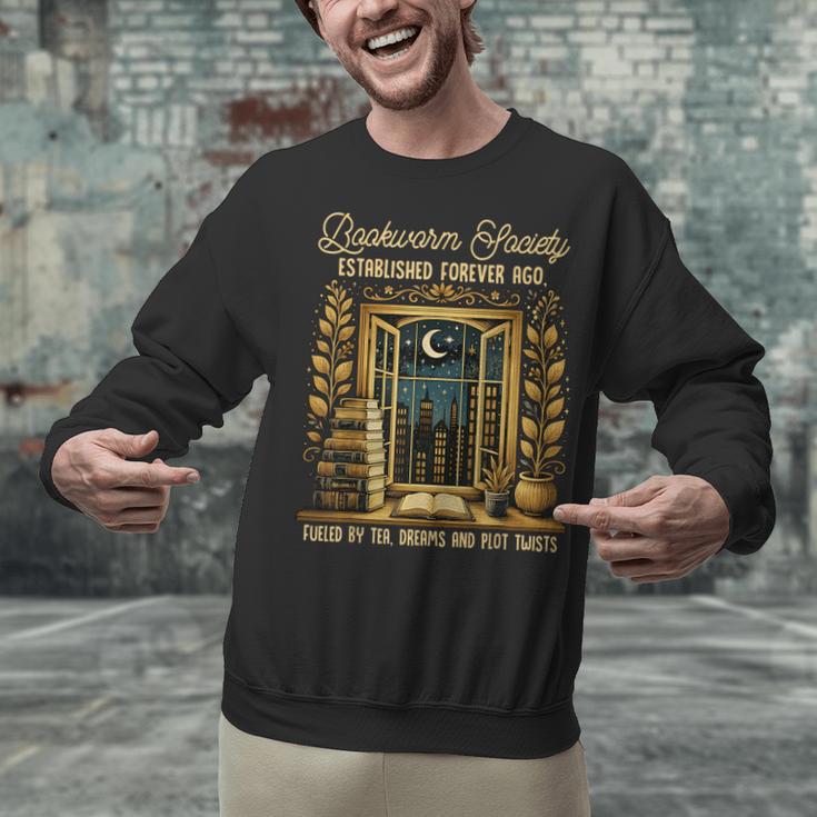 Reading Book Lover Bookish Readers Bookworm Society Unisex Sweatshirt