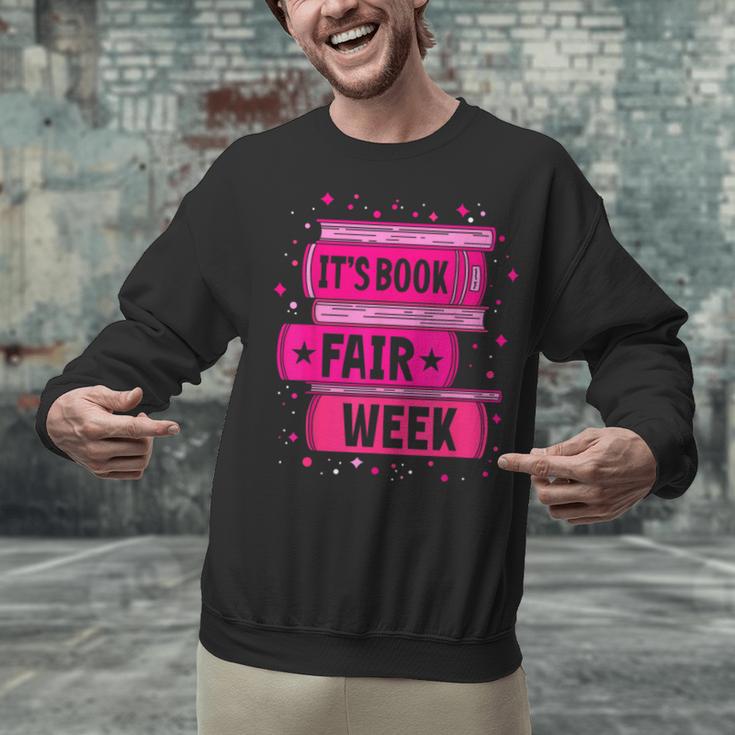 Reading Books Its Book Fair Week Unisex Sweatshirt