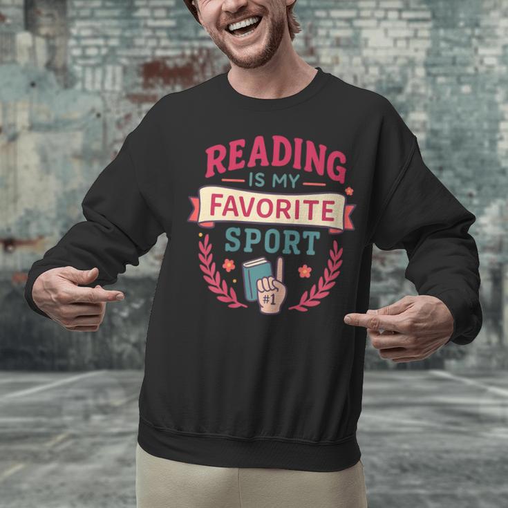 Reading Is My Favorite Sport Book Lover Keepsake For Women Unisex Sweatshirt Reading Is My Favorite Sport Book Lover Keepsake For Women Unisex Sweatshirt