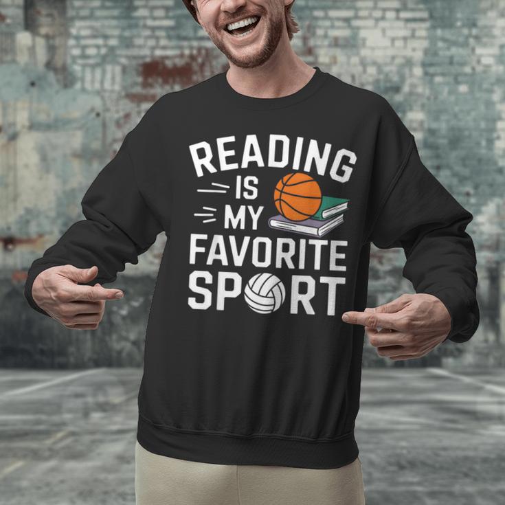 Reading Is My Favorite Sport Reading Book Lover Reader Unisex Sweatshirt Reading Is My Favorite Sport Reading Book Lover Reader Unisex Sweatshirt