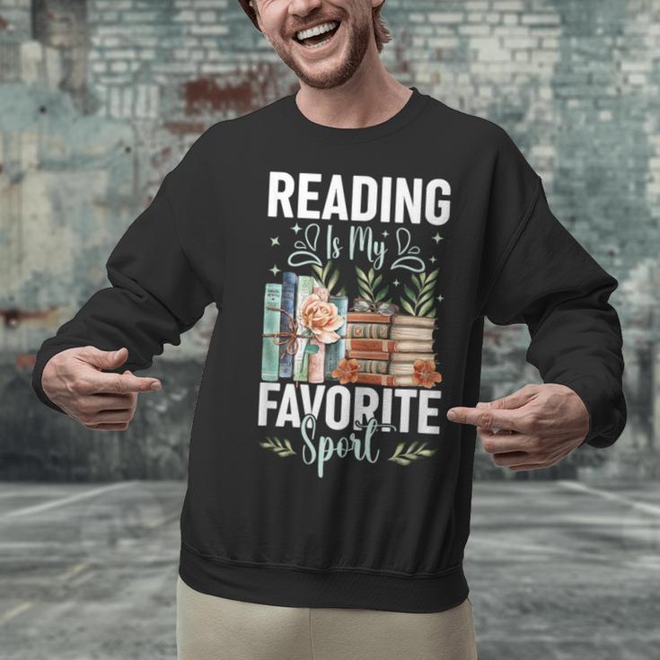 Reading Is My Favorite Sport Bookworm Unisex Sweatshirt