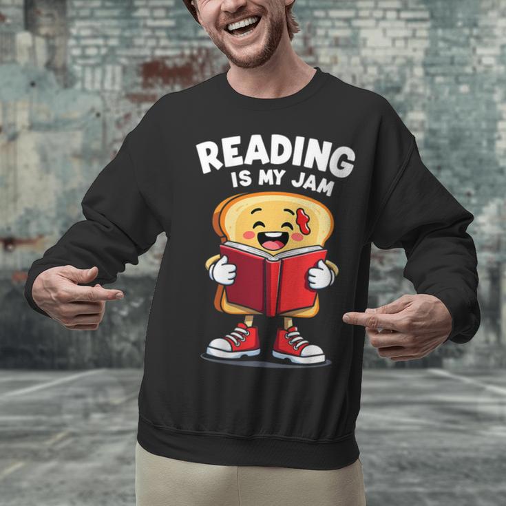 Reading Is My Jam I Love To Read Books Unisex Sweatshirt