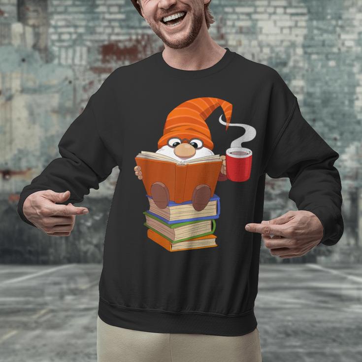 Reading Lover Book Graphic Gnome Unisex Sweatshirt