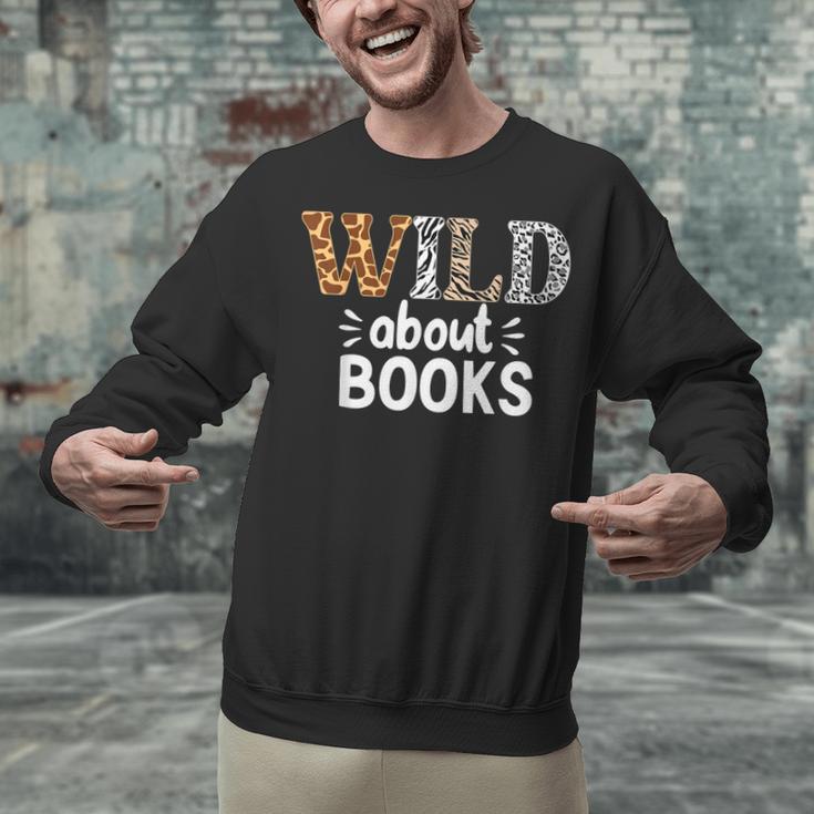 Reading Lover Wild About Books Reading Books And Bookworm Unisex Sweatshirt Reading Lover Wild About Books Reading Books And Bookworm Unisex Sweatshirt