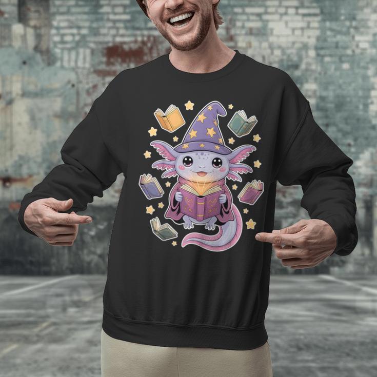 ReadsALOTL Cute Axolotl Book Lover Unisex Sweatshirt