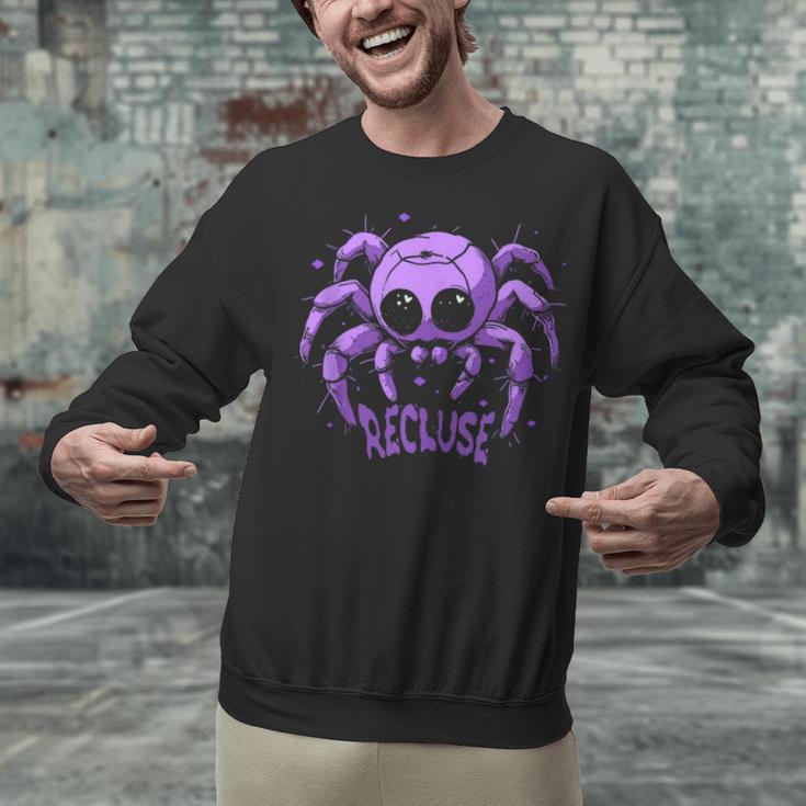 Recluse Pastel Goth Spider Shy Introvert Creepy Cute Kawaii Unisex Sweatshirt Recluse Pastel Goth Spider Shy Introvert Creepy Cute Kawaii Unisex Sweatshirt
