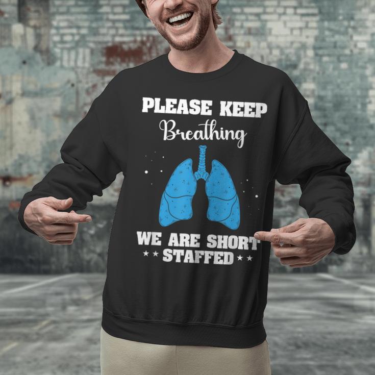Respiratory Therapist Appreciation RT School Graduation Unisex Sweatshirt
