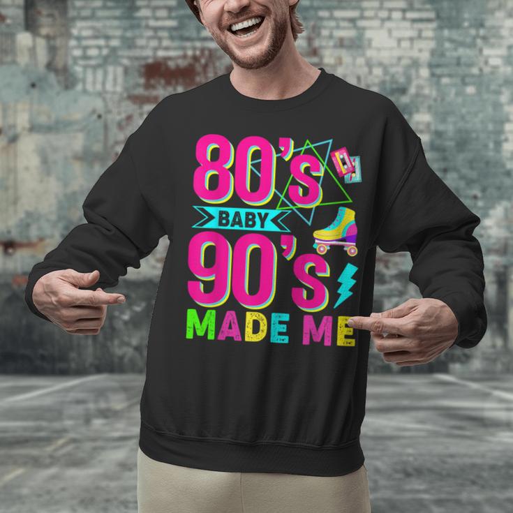 Retro 1980s 80's Baby 1990s 90's Made Me Nostalgia Vibes Unisex Sweatshirt Retro 1980s 80's Baby 1990s 90's Made Me Nostalgia Vibes Unisex Sweatshirt