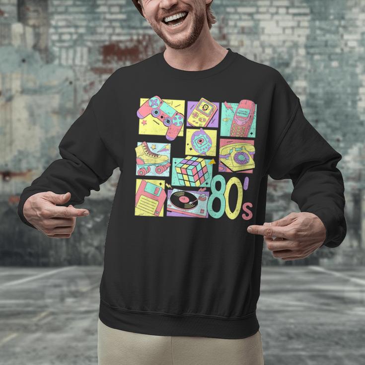 Retro 80s Nostalgia 1980s Throwback Party Costume Unisex Sweatshirt
