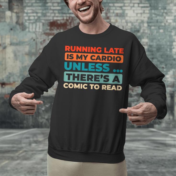 Retro Art Graphic Novels Superheroes Vintage Comic Books Unisex Sweatshirt
