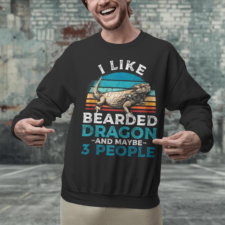 Retro Bearded Dragon Introvert For Lizard Lovers Unisex Sweatshirt Retro Bearded Dragon Introvert For Lizard Lovers Unisex Sweatshirt